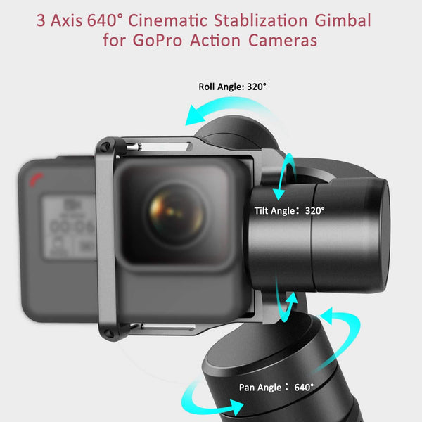 (Refurbished) - Hohem GoPro Gimbal Handheld Stabilizer (iSteadyPro)